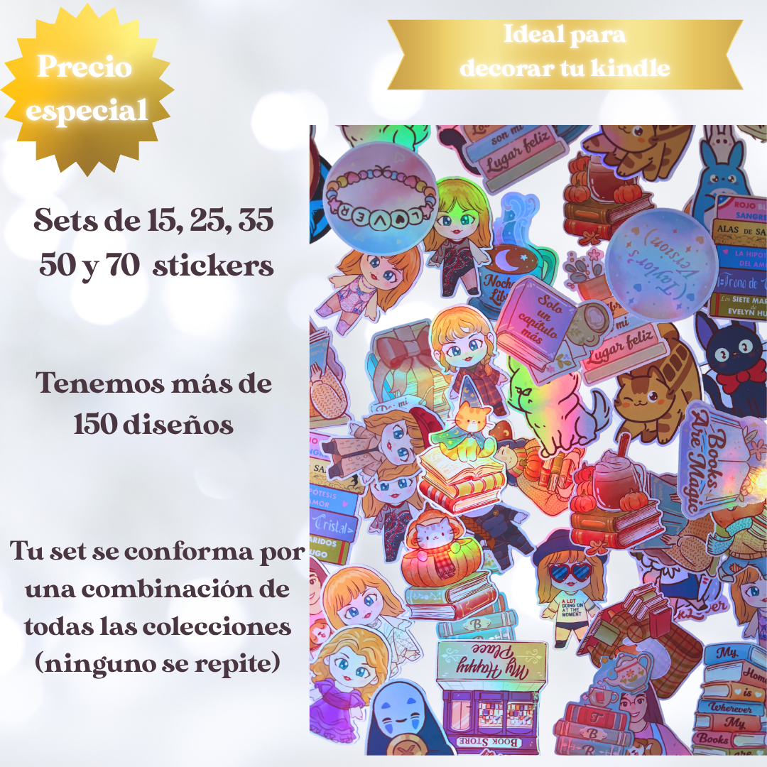 Set de Stickers holográficos