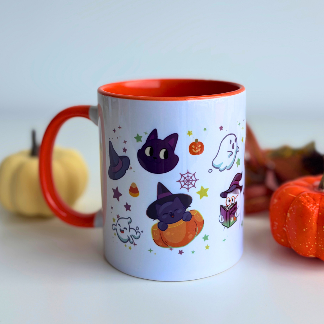Tazas Spooky otoñal