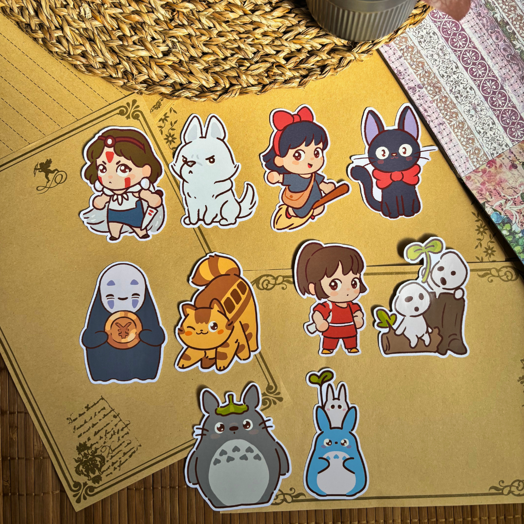 Stickers Totoro and Friends
