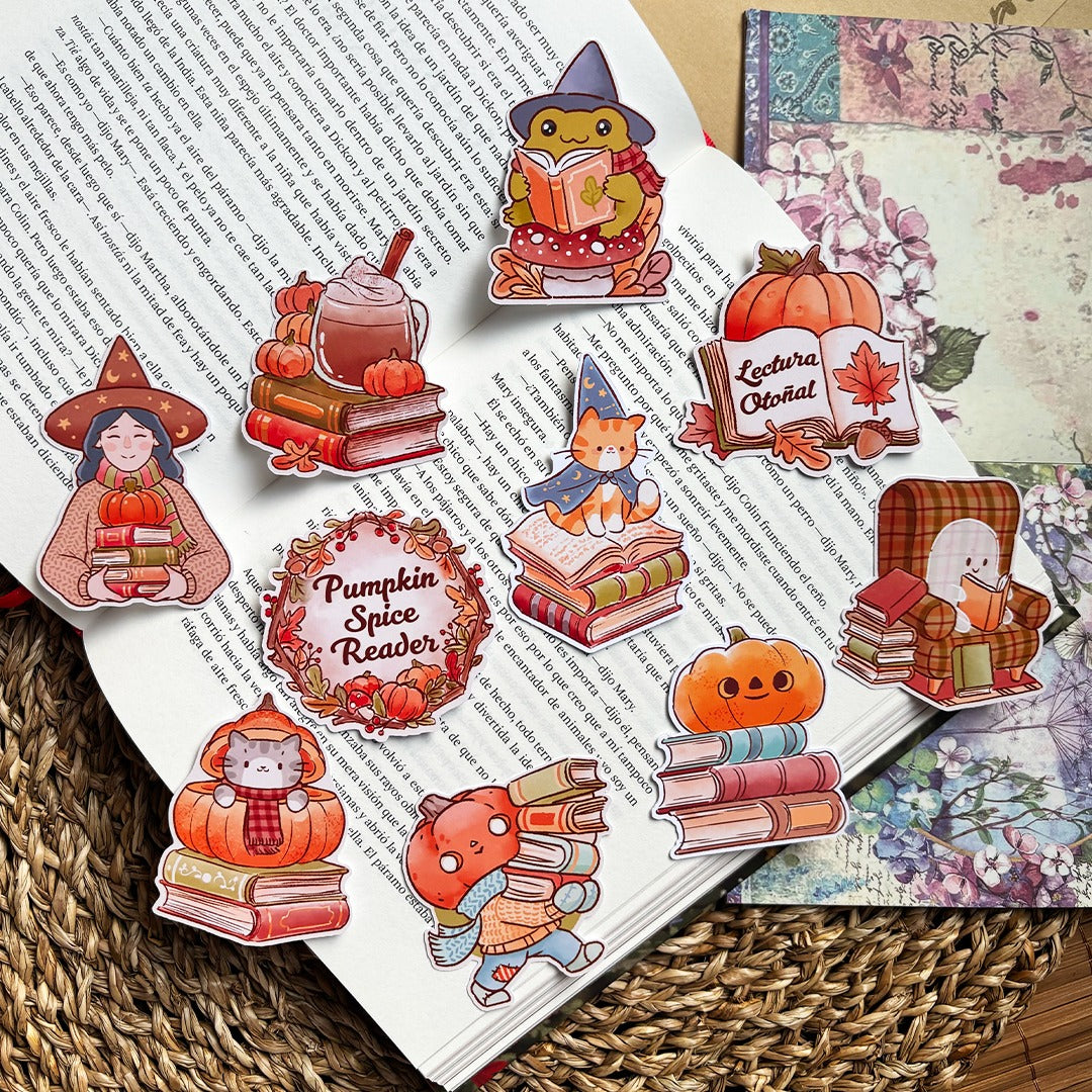 Stickers Pumpkin Spice Reader